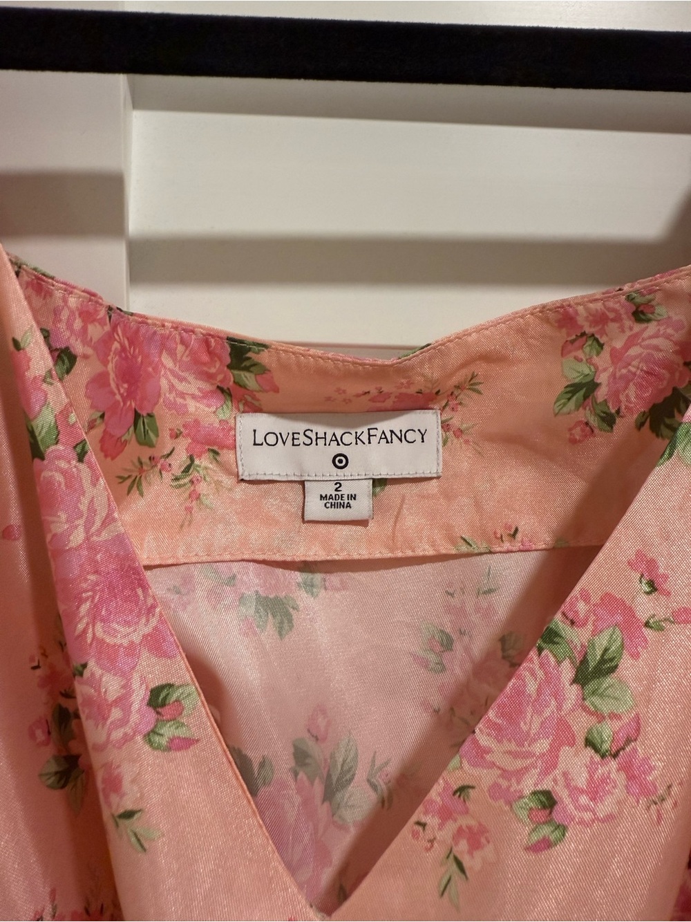 LoveShackFancy x Target Cecile Pink Floral
Puff Sleeve Mini Dress - Picture 5 of 8